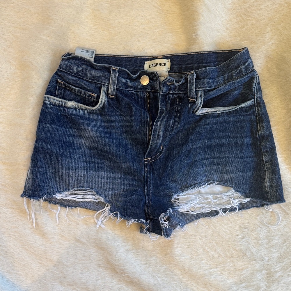 L'AGENCE Marilyn jean shorts / size 25 / great condition